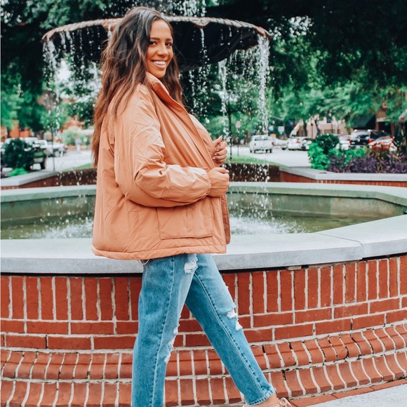 NWT Free people duvet bomber jacket - Picture 3 of 14